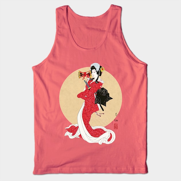 Ukiyo-e Shizuka Tank Top by allovervintage